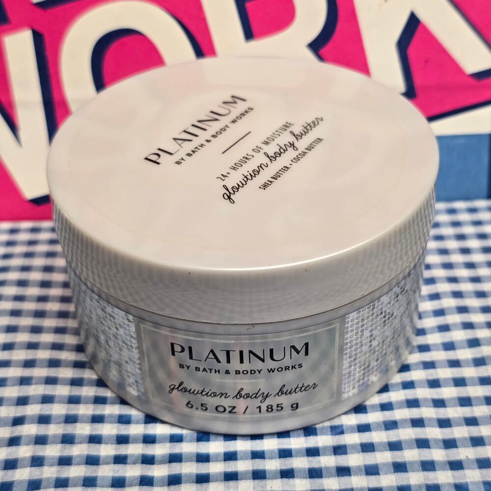 BBW Platinum Glowtion Body Butter - 24+ Hours of Moisture Shea & Cocoa Butter